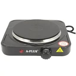 Плита одноконфорочная дисковая кухонная A-Plus 2102 настольная переносная электроплита Черный