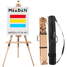 Мольберт - тренога MEEDEN 6012 бук 89×81×192см максимальная высота полотна 112см с сумкой 