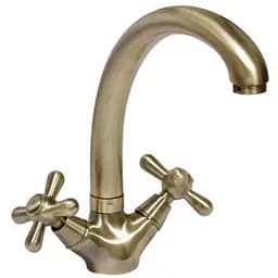 Смеситель для кухни Haiba Dominox 273 Бронзовый HB0082)