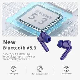 Бездротові навушники Xinwld Bluetooth 5.3 з мікрофоном - мініатюра 2