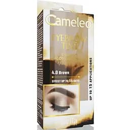Крем-краска для бровей Delia Cosmetics Cameleo оттенок 4.0 коричневый 15 мл