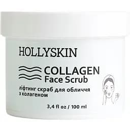 Скраб для обличчя Hollyskin Collagen Face Scrub з колагеном, 100 мл - мініатюра 2