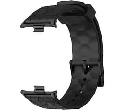 Ремінець Primolux Dimond силіконовий для годинника Xiaomi Redmi Watch 4 / Xiaomi Smart Band 8 Pro - Black - мініатюра 2