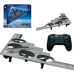 Детский самолет на пульте дистанционного управления B-2 Spirit аккумуляторный 40 см Серый