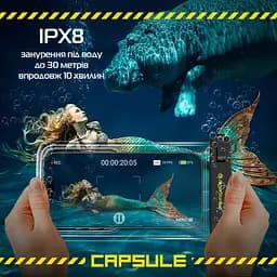 Водонепроницаемый чехол для телефона и документов, универсальный, IPX8 погружение до 30 м, защита от воды, защитный чехол от песка и пыли, для подводной съемки, плавания, дайвинга, пляжа и путешествий, ArmorStandart (ARM84415) - мініатюра 4