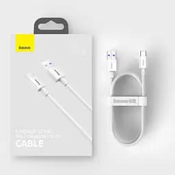 Кабель Baseus Superior Series Fast Charging Data Cable USB to Type-C 66W 1 м Білий - мініатюра 2