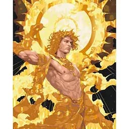 Картина по номерам "Властелин света" 16124-AC с металлизированными красками 40x50 см