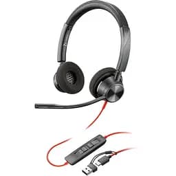 Гарнітура Poly BlackWire C3320 M USB-С + USB-C/A Adapter HS Stereo (8X220AA)