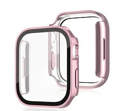 Захисний чохол зі склом Choice 2 для Apple Watch 44 мм Рожевий