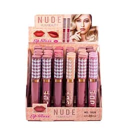 Жидкая помада для губ стойкая матовая Nude Huxia Beauty набор 6 шт.