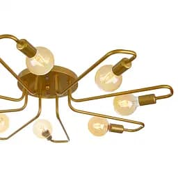 Люстра Brille стельова Е27 60W G (BR-01 617C/8) - мініатюра 2