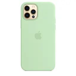 Чохол Silicone Case з MagSafe для Apple iPhone 12 / 12 Pro (Pistachio) ААА [57147] - мініатюра 9