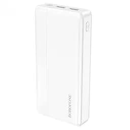 Зовнішній акумулятор - портативний зарядний Borofone BJ24A 20000mAh білий - мініатюра 2