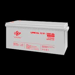 Акумулятор гелевий LPM-GL 12V - 200 Ah - мініатюра 3