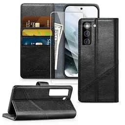 Чехол KRAFTCARE для Samsung S21, кожаный чехол для Galaxy S21 премиум-класса, флип-кошелек RFID-блокирующий ударопрочный чехол