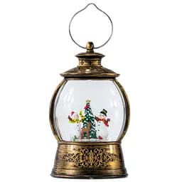 Світильник-декор новорічний Ліхтар XHF-8005 LED 5 мелодій USB AAх3 (14.5х9х24см)