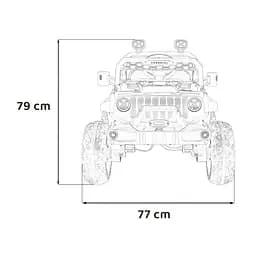 Електромобіль Ramiz OFF ROAD Speed ​​2х12 В,Black (PA.HL598.CZ) - мініатюра 2