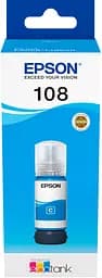 Контейнер с чернилами 108 EcoTank L8050/L18050 cyan Epson teh0014960