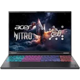 Игровой ноутбук ACER Nitro 18 AI AN18-61 (NH.QYJEX.001), AMD Ryzen AI 9365 (до 5 ГГц), 18-дюймовый дисплей WQXGA, 32 ГБ, SSD на 1 ТБ, NVIDIA GeForce RTX 50