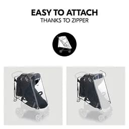Дощовик Hauck Pushchair Raincover 4W (55077-9) - мініатюра 4