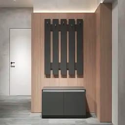 Передпокій VAYS комплект у передпокій №3 антрацит-білі планки