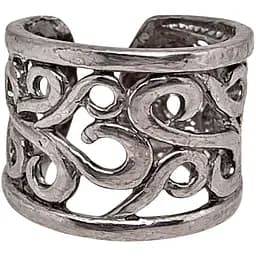 Серебряная серьга-кафф на хеликс. 9132308Р