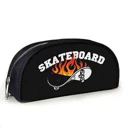 Пенал школьный с принтом скейтборд 23х10х8 см детский для девочки, мальчика (3909)