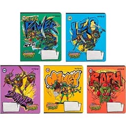 Набор тетрадей Kite Tales of the TMNT 18 листов в клетку 20 шт. (NT24-236)