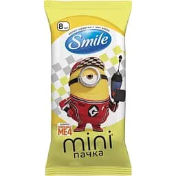 Вологі серветки Smile Ліцензійні герої Міньйони 8 шт. в асортименті - мініатюра 2