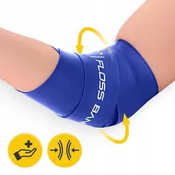 Стрічка компресійна для флосингу 4Fizjo Floss Band 207 x 5 x 0.15 см Blue (P-5905973405232) - мініатюра 10