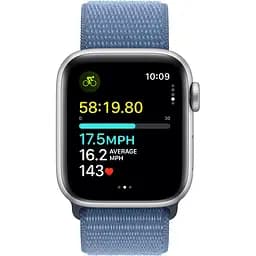Смарт-годинник Apple Watch SE 2 GPS 40mm Silver Aluminium Case with Winter Blue Sport Loop [MRE33] [95080] - мініатюра 3