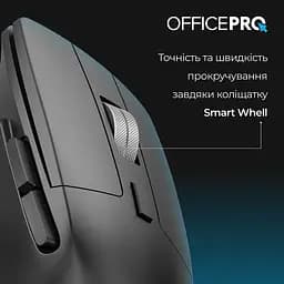 Миша OfficePro Silent Click Ergonomic Wireless Black (M395B) - мініатюра 5