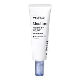 Сонцезахисний тонуючий крем для обличчя Hyaluronic Acid Aqua Mooltox Mild Tone Up Sun Cream SPF 50+ MEDI-PEEL 50 мл