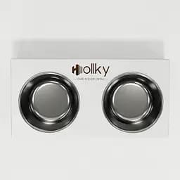 Hollky Base S — миски на підставці для маленьких собак та котів (2 × 0,45 л) - мініатюра 4