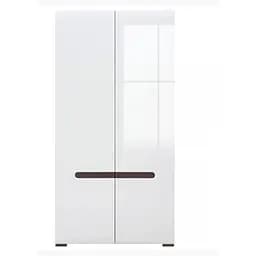 Шкаф распашной для одежды ВМК Ацтека SZF2D/21/11 Белый/Белый глянец (GRB-1655)