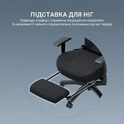 Крісло для геймерів Anda Seat Luna Pro Size L Black Fabric (AD18T-44-B-F) - мініатюра 9