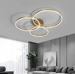 LED люстра Anelli на 3 кольца Line.F A 8008/3 GD