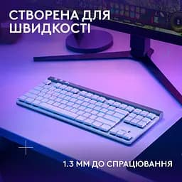 Клавіатура G515 LIGHTSPEED TKL Wireless Gaming White (920-012539) Logitech teh0022915 - мініатюра 6