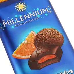 Шоколад чорний Millennium з мусовою та апельсиновою начинкою 135 г (779430) - мініатюра 3