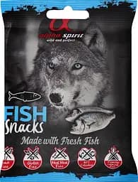 Напіввологі ласощі для собак Alpha Spirit Snacks Fish, кубики з риби, 50 г - мініатюра 4