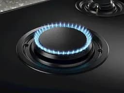 Варильна поверхня комбінована Electrolux 60 см розширена зона чугун чорний - мініатюра 4