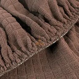 Чохол Love You Corn Fleece на стілець коричневий (83182) - мініатюра 2
