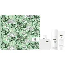 Набір Lacoste Eau De L.12.12 Blanc туалетна вода 100 мл + гель для душу 50 мл + дезодорант-спрей 150 мл