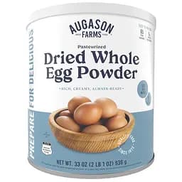 Сублімовані цілі яйця з білками та жовтками з великим терміном придатності 10 років Augason Farms, 85 порцій (101199)