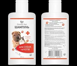 Шампунь хлоргексидин та кетоконазол Doctor Vet 100 мл - мініатюра 4