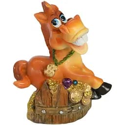 Сувенір Horse 10 см золотистий в асортименті ящ. (520366)