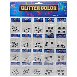 Творчий набір для аплікацій "Очі" Bambi 929446, 5 розмірів