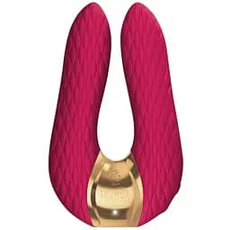 Вібратор для клітора Shunga Aiko Raspberry гнучкі кінчики