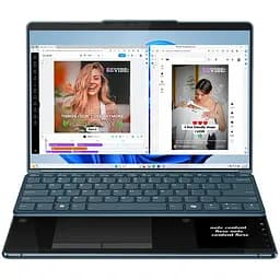 Ноутбук Lenovo Yoga Book 9 13IMU9 з процесором Intel® Core™ Ultra 7 155U pana la 4.8GHz, 2 x 13.3", 2.8K, WQXGA+, OLED, сенсорний, 32GB LPDDR5x RAM, 1TB SSD, Intel® графікою, Windows® Care - мініатюра 5
