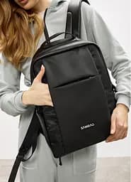 Жіночий рюкзак Sambag Zard Х комбінований чорний 40 х 28 х 14 см (25428164) - мініатюра 3